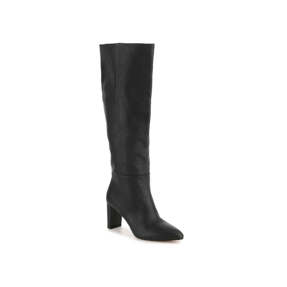 BRAND NEW ESSEX LANE BLACK LEATHER BOOTS